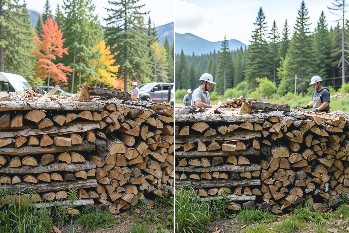 Firewood Disposal in Marysville, Snohomish County, WA - Show us the wood you want removed