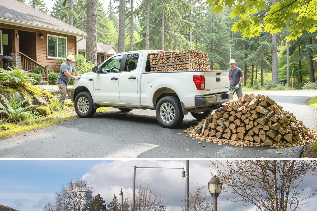 Firewood Disposal in Marysville, Snohomish County, WA - A good spring or early-fall task to clear old wood before restocking for the season.