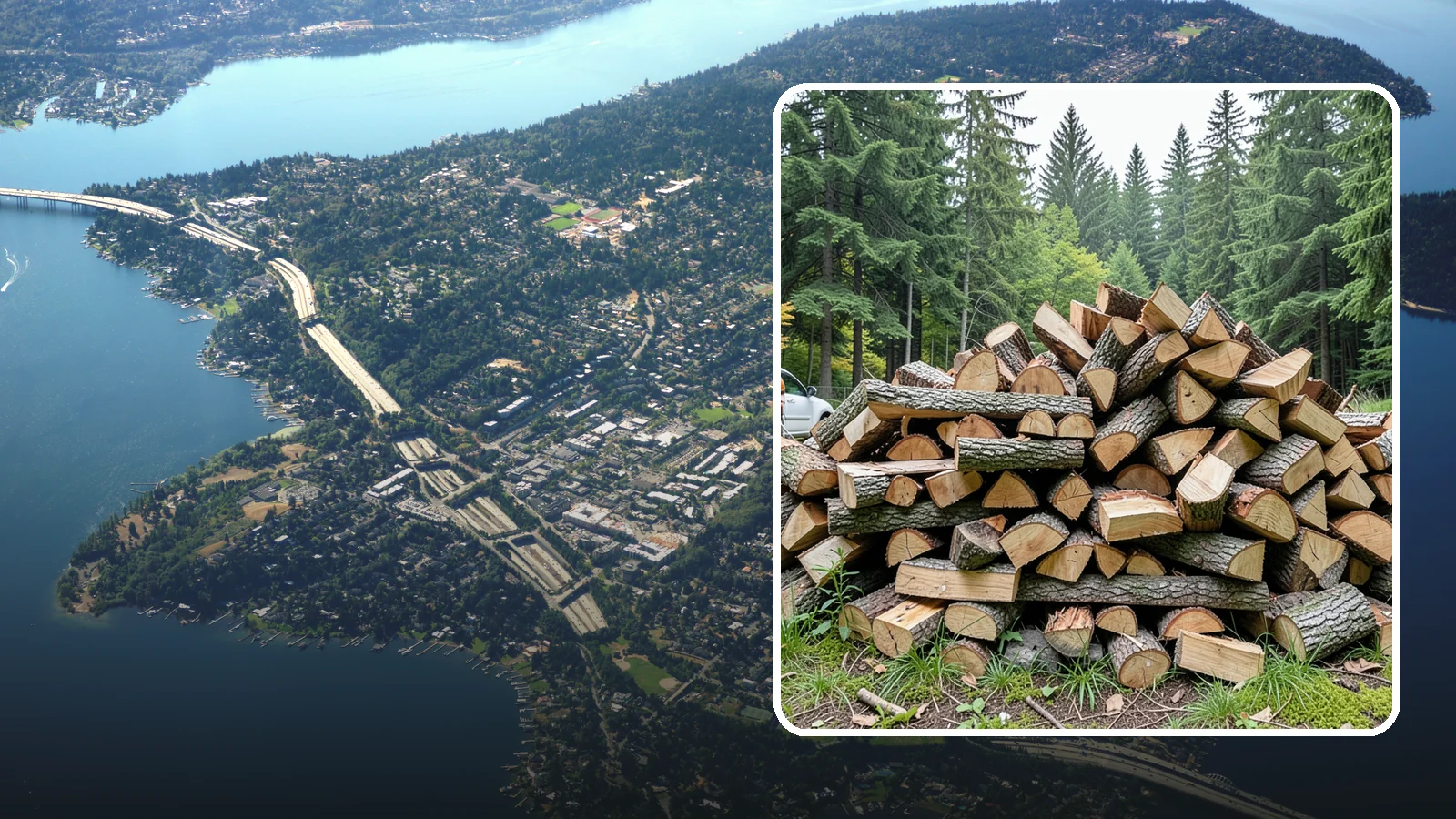 Firewood Disposal in Mercer Island, King County, WA - Our firewood disposal service hauls away old, unwanted, or unusable wood so you can reclaim your space.