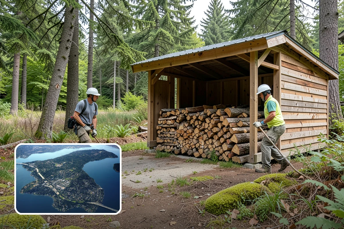 Firewood Disposal in Mercer Island, King County, WA - Clears out old or unusable wood fast
