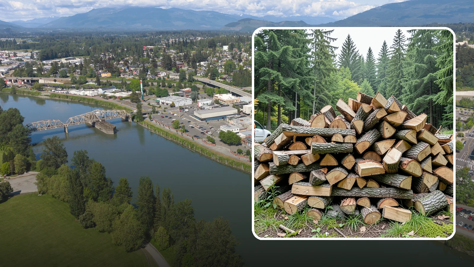 Firewood Disposal in Mount Vernon, WA - Our firewood disposal service hauls away old, unwanted, or unusable wood so you can reclaim your space.