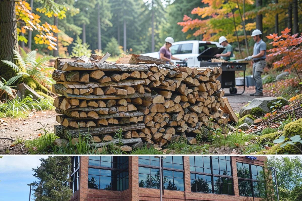 Firewood Disposal in Mountlake Terrace, WA - A good spring or early-fall task to clear old wood before restocking for the season.