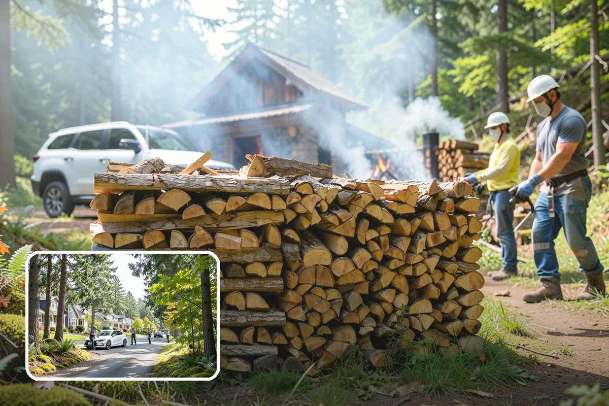 Firewood Disposal in Normandy Park, King County, WA - Clears out old or unusable wood fast