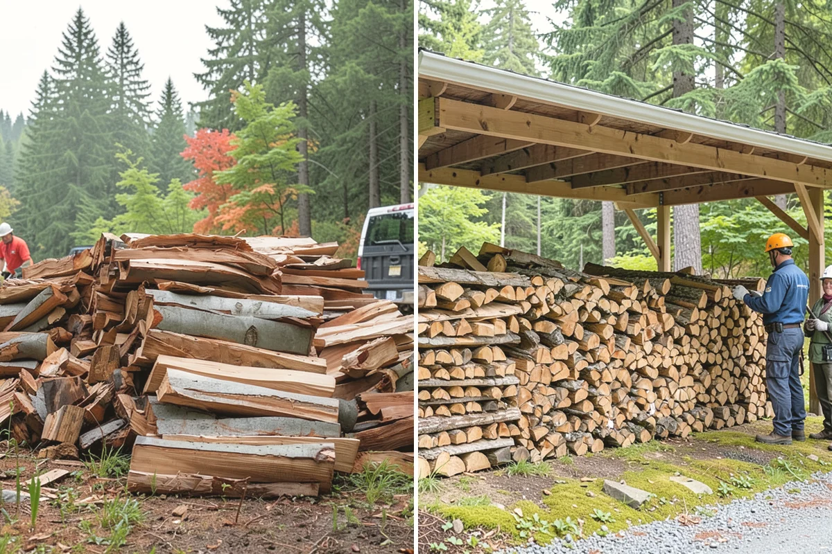 Firewood Disposal in Oak Harbor, Island County, WA - Show us the wood you want removed