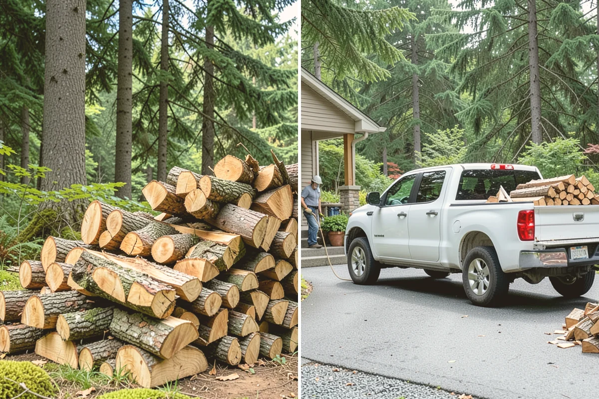 Firewood Disposal in Orting, Pierce County, WA - Show us the wood you want removed