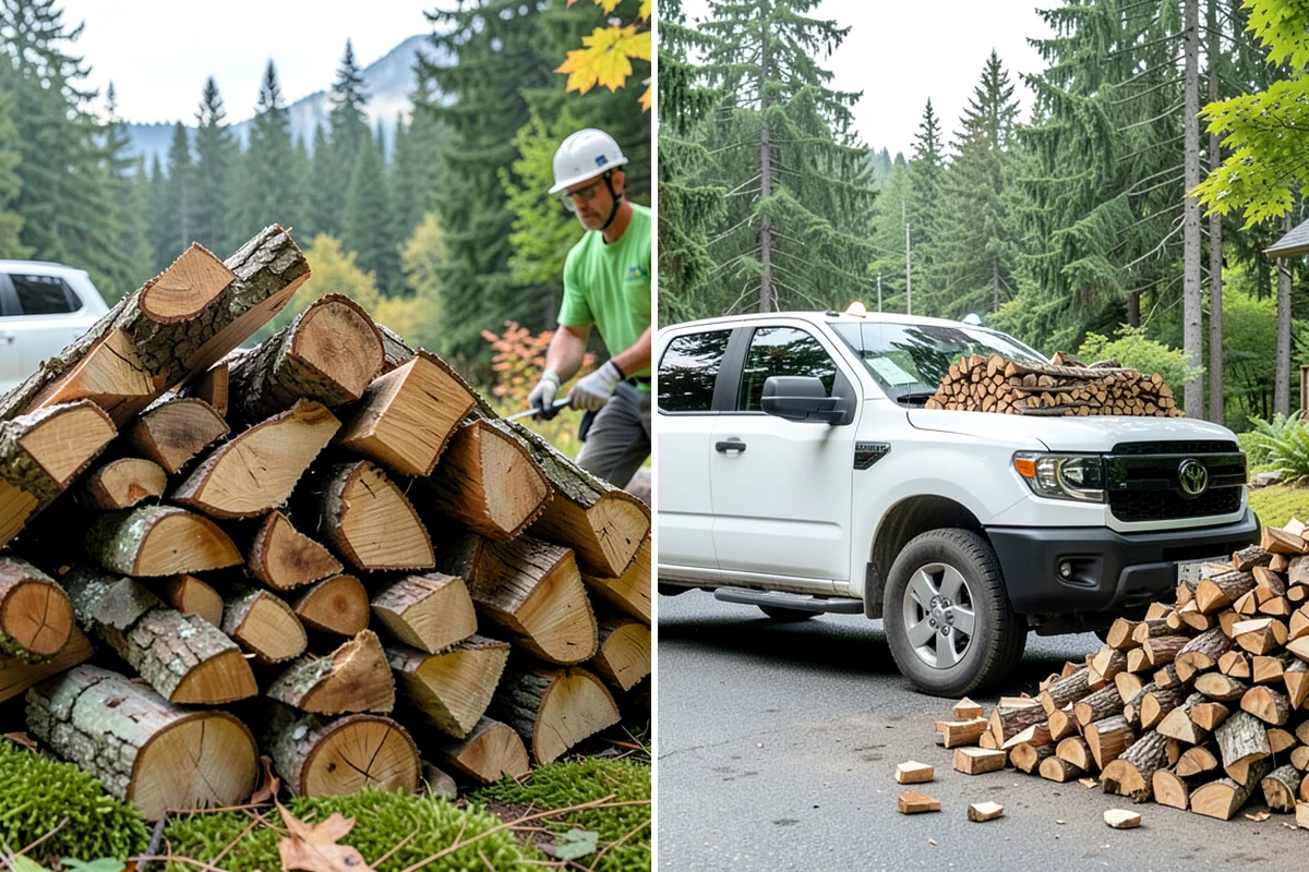 Firewood Disposal in Pacific, King County, WA - Show us the wood you want removed