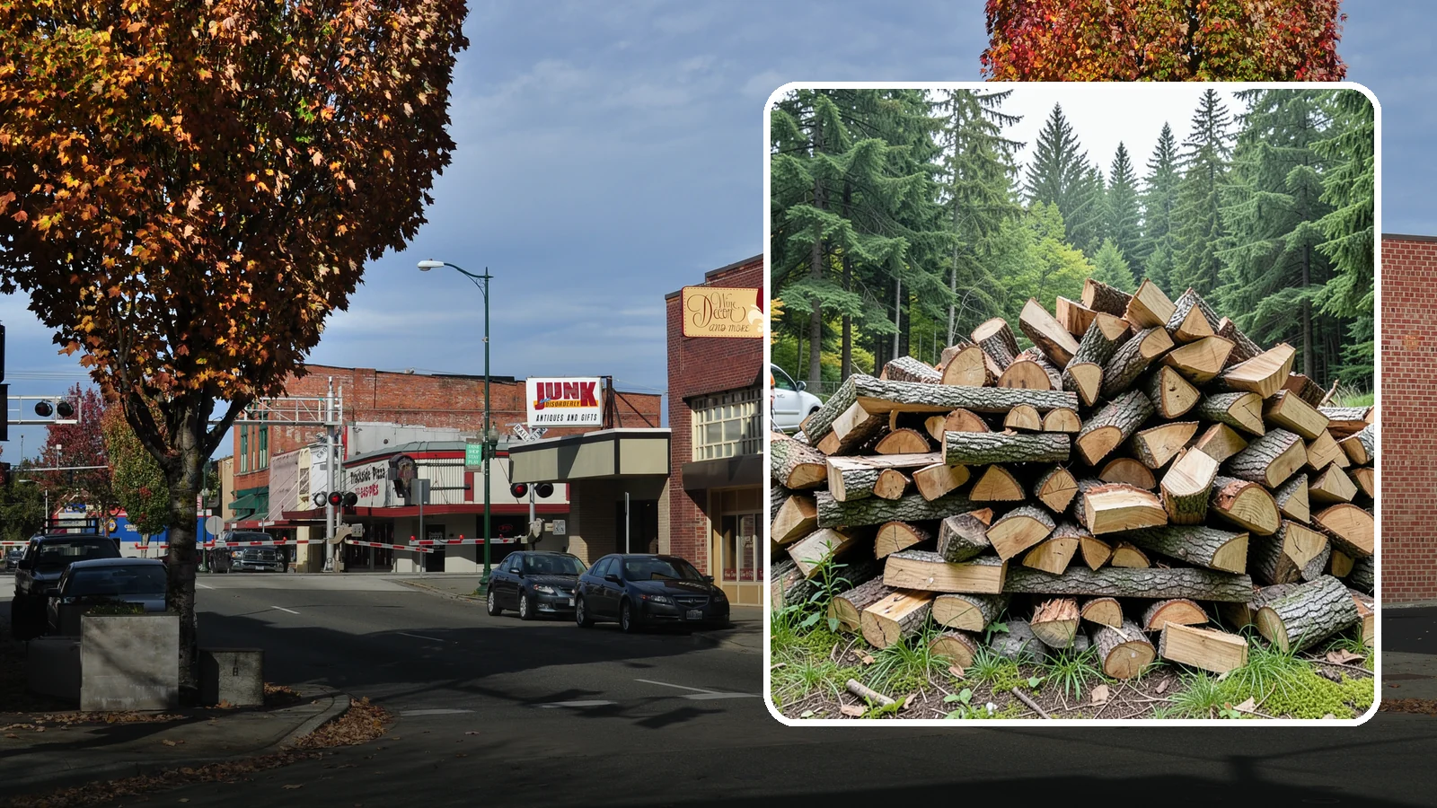 Firewood Disposal in Puyallup, Pierce County, WA - Our firewood disposal service hauls away old, unwanted, or unusable wood so you can reclaim your space.