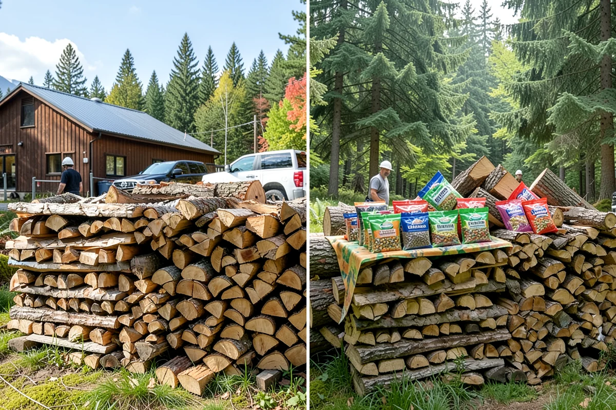 Firewood Disposal in Puyallup, Pierce County, WA - Show us the wood you want removed