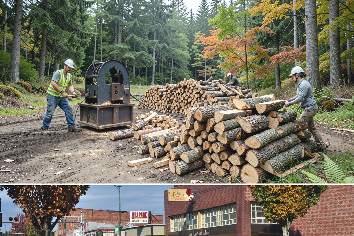 Firewood Disposal in Puyallup, Pierce County, WA - A good spring or early-fall task to clear old wood before restocking for the season.