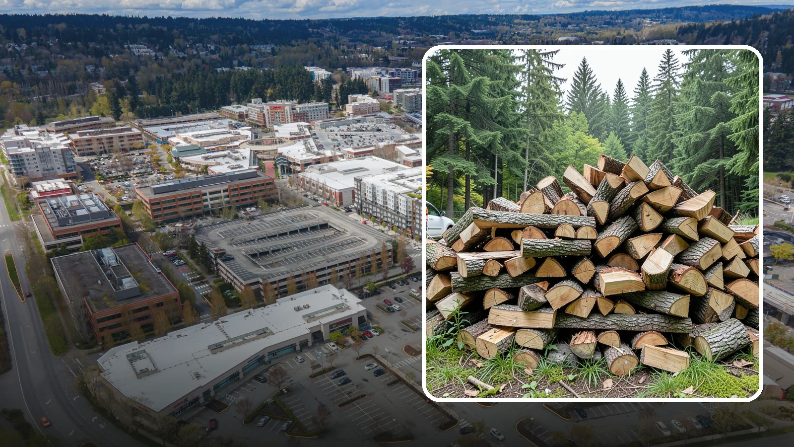 Firewood Disposal in Redmond, King County, WA - Our firewood disposal service hauls away old, unwanted, or unusable wood so you can reclaim your space.