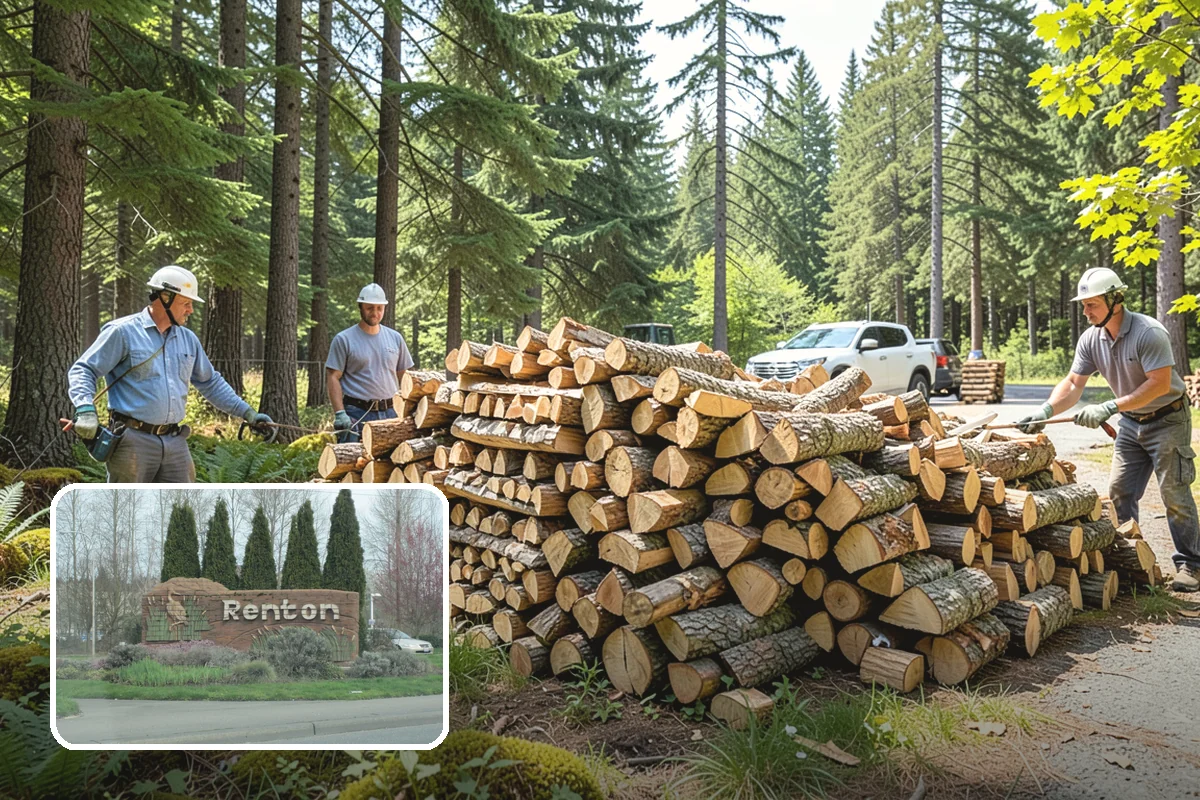 Firewood Disposal in Renton, King County, WA - Clears out old or unusable wood fast