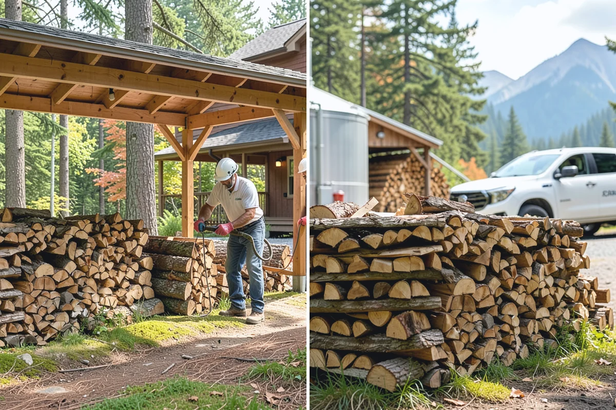 Firewood Disposal in Roy, Pierce County, WA - Show us the wood you want removed