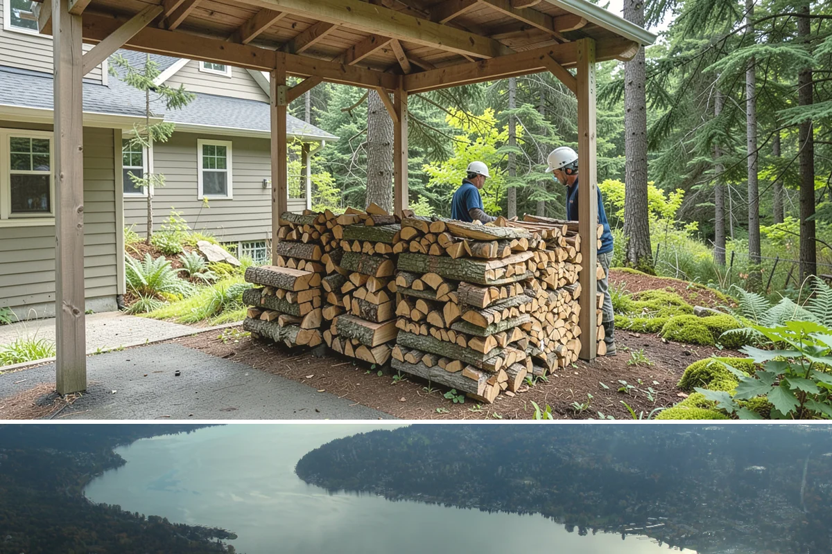 Firewood Disposal in Sammamish, King County, WA - A good spring or early-fall task to clear old wood before restocking for the season.