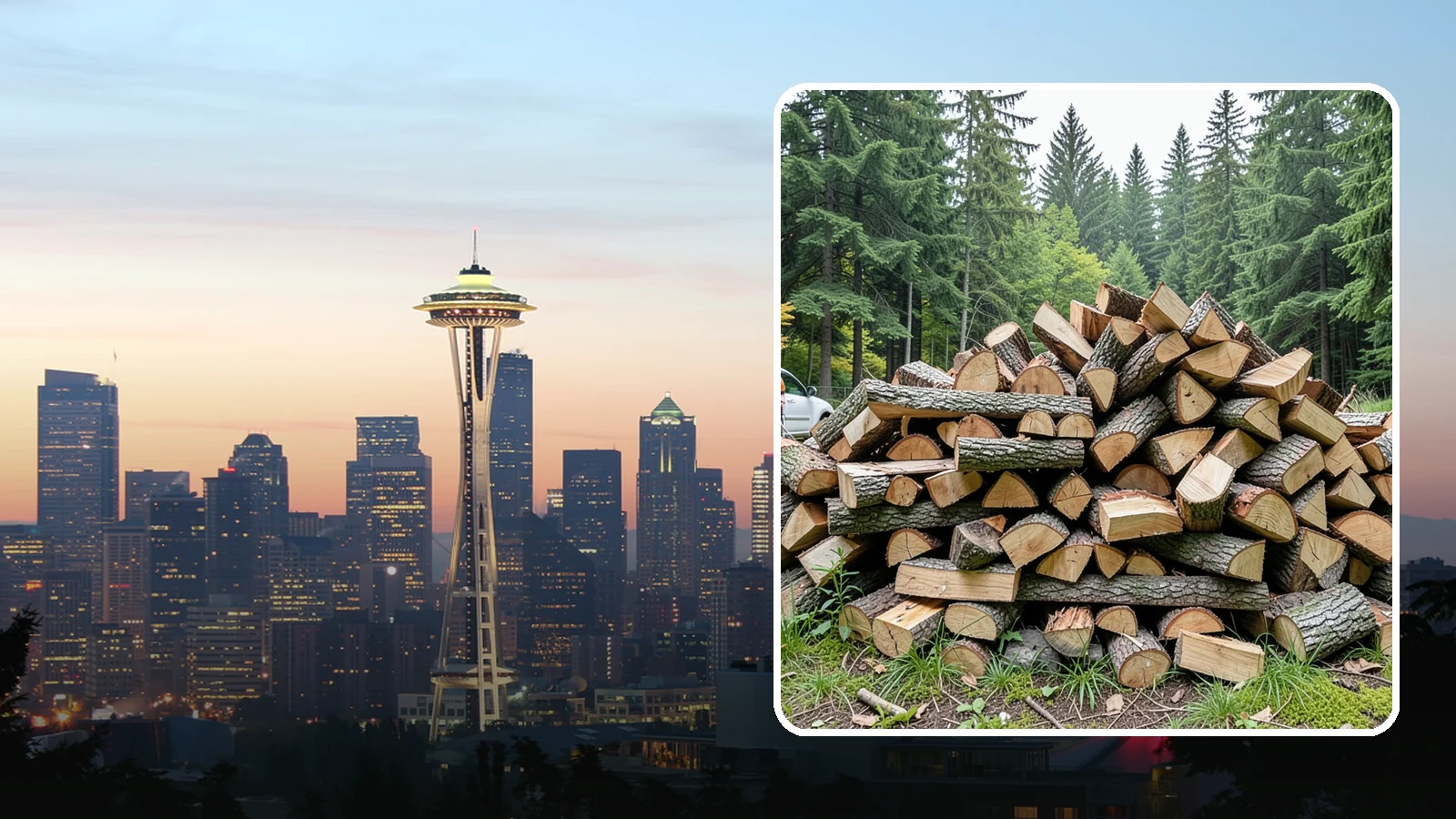 Firewood Disposal in Seattle, King County, WA - Our firewood disposal service hauls away old, unwanted, or unusable wood so you can reclaim your space.