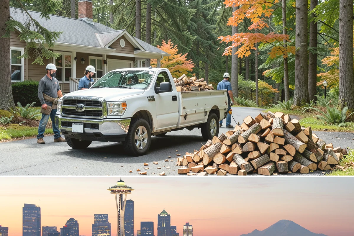 Firewood Disposal in Seattle, King County, WA - A good spring or early-fall task to clear old wood before restocking for the season.