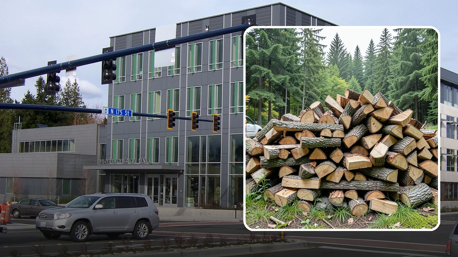Firewood Disposal in Shoreline, King County, WA - Our firewood disposal service hauls away old, unwanted, or unusable wood so you can reclaim your space.