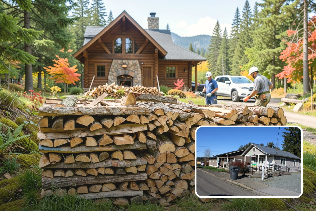 Firewood Disposal in South Prairie, Pierce County, WA - Clears out old or unusable wood fast