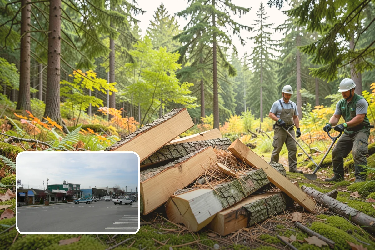 Firewood Disposal in Stanwood, Snohomish County, WA - Clears out old or unusable wood fast