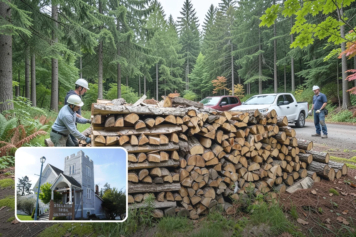 Firewood Disposal in Steilacoom, Pierce County, WA - Clears out old or unusable wood fast