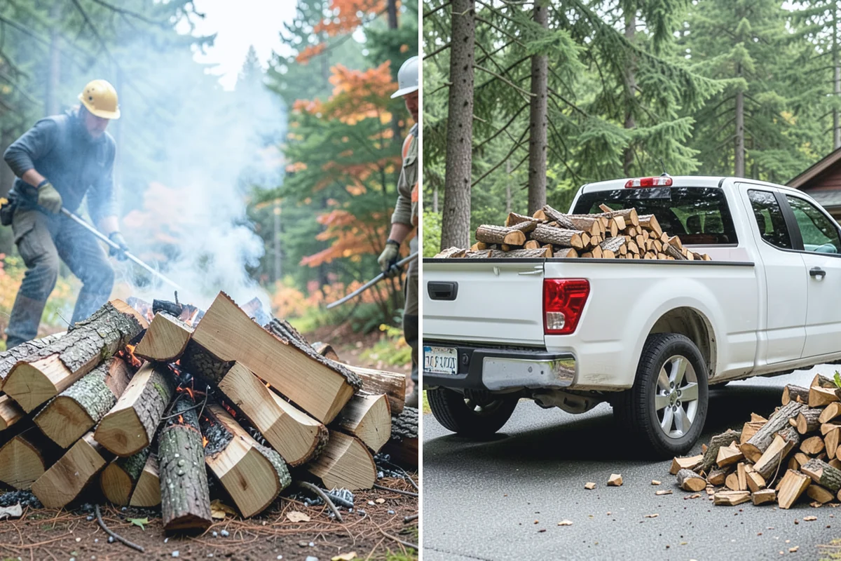 Firewood Disposal in Sumner, Pierce County, WA - Show us the wood you want removed