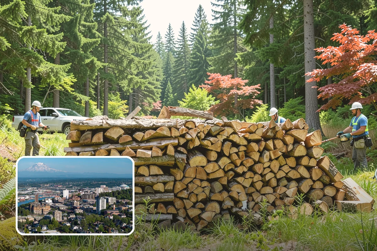 Firewood Disposal in Tacoma, Pierce County, WA - Clears out old or unusable wood fast