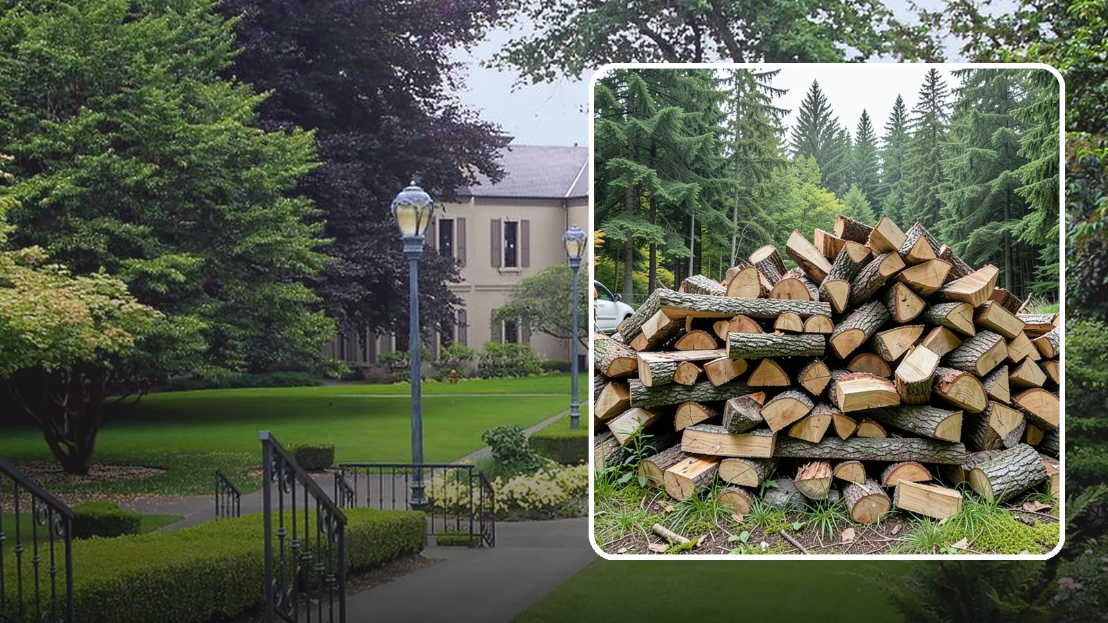 Firewood Disposal in Woodinville, King County, WA - Our firewood disposal service hauls away old, unwanted, or unusable wood so you can reclaim your space.