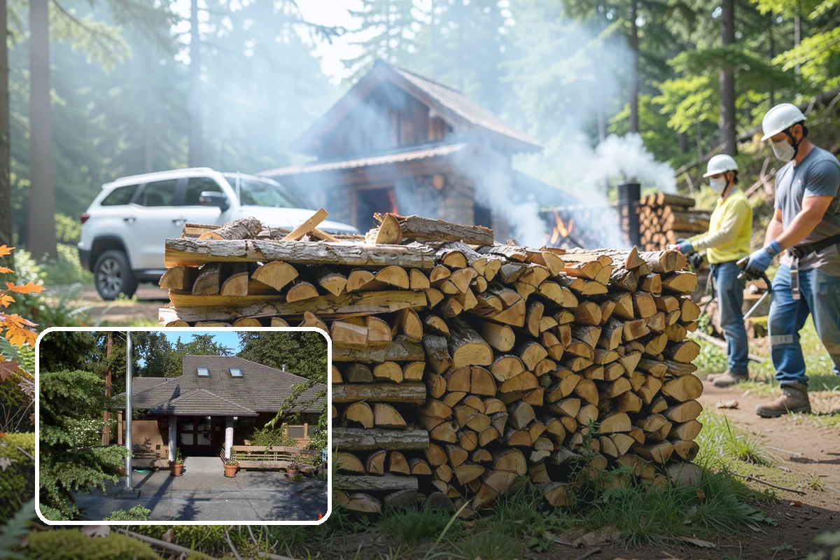 Firewood Disposal in Yarrow Point, King County, WA - Clears out old or unusable wood fast