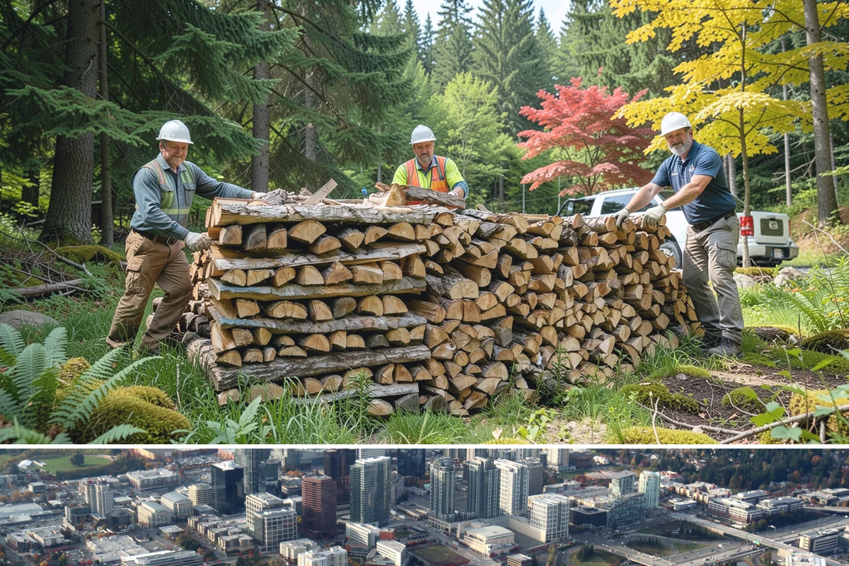 Firewood Estimates in Bellevue, King County, WA - Available any time, and especially helpful when planning your budget ahead of the heating season.