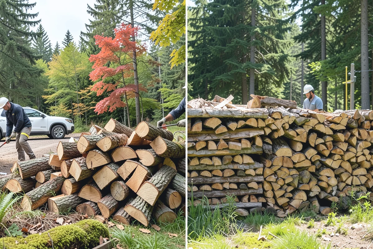 Firewood Estimates in Buckley, Pierce County, WA - Tell us your quantity, location, and desired services