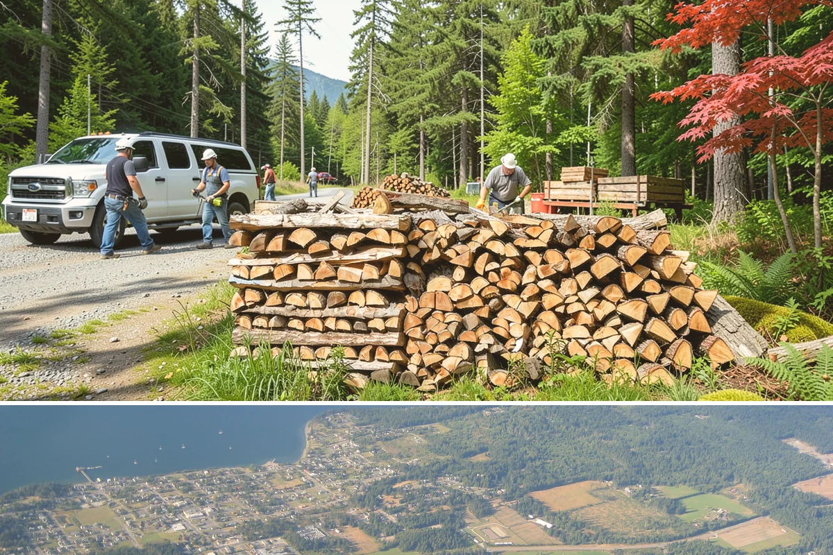 Firewood Estimates in Coupeville, Island County, WA - Available any time, and especially helpful when planning your budget ahead of the heating season.
