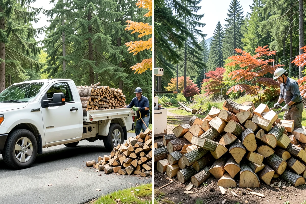 Firewood Estimates in Gig Harbor, Pierce County, WA - Tell us your quantity, location, and desired services