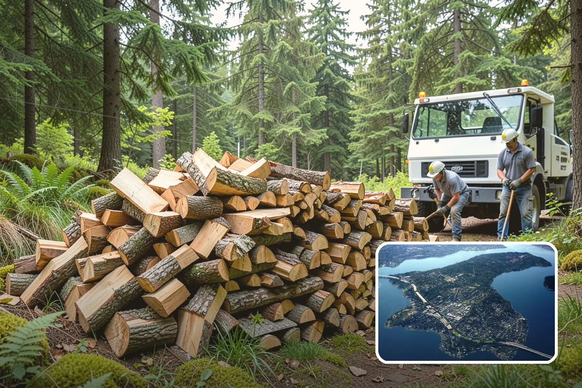 Firewood Estimates in Mercer Island, King County, WA - Clear, upfront pricing with no surprises