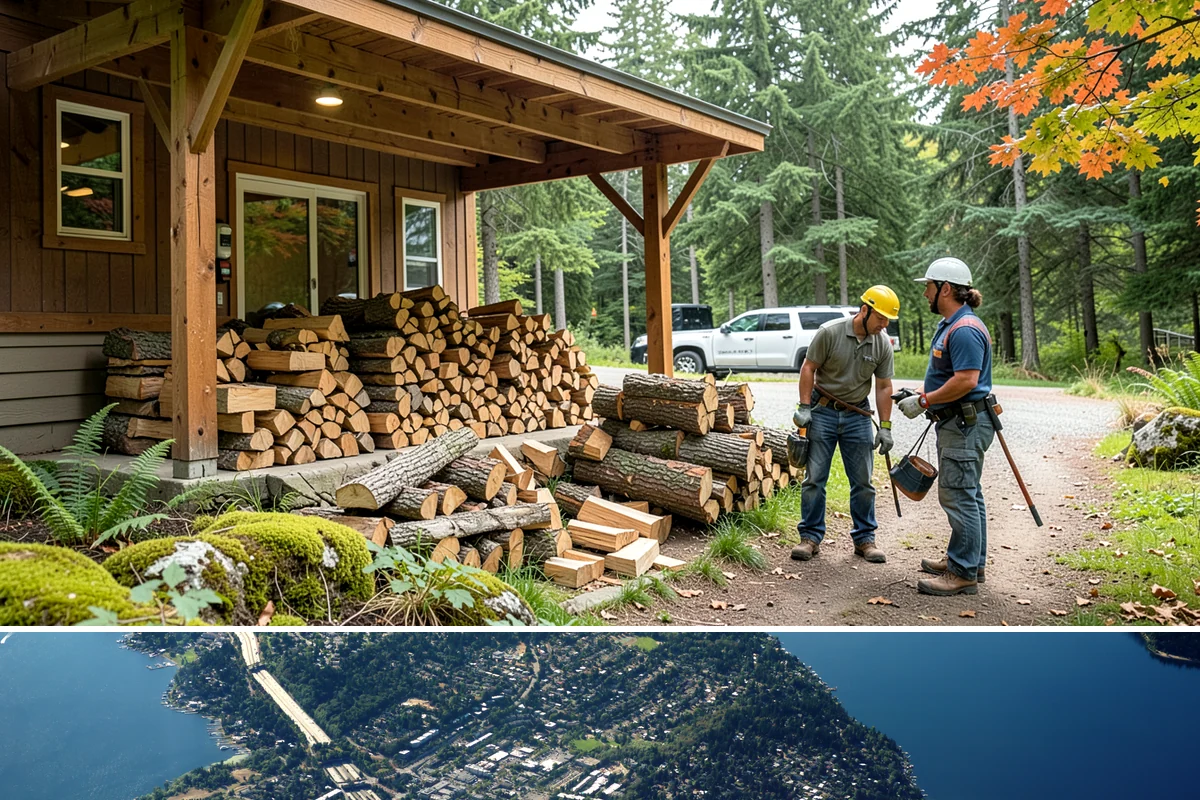 Firewood Estimates in Mercer Island, King County, WA - Available any time, and especially helpful when planning your budget ahead of the heating season.