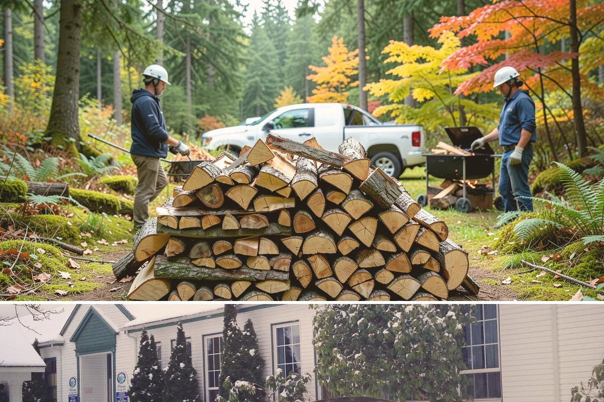 Firewood Estimates in Pacific, King County, WA - Available any time, and especially helpful when planning your budget ahead of the heating season.