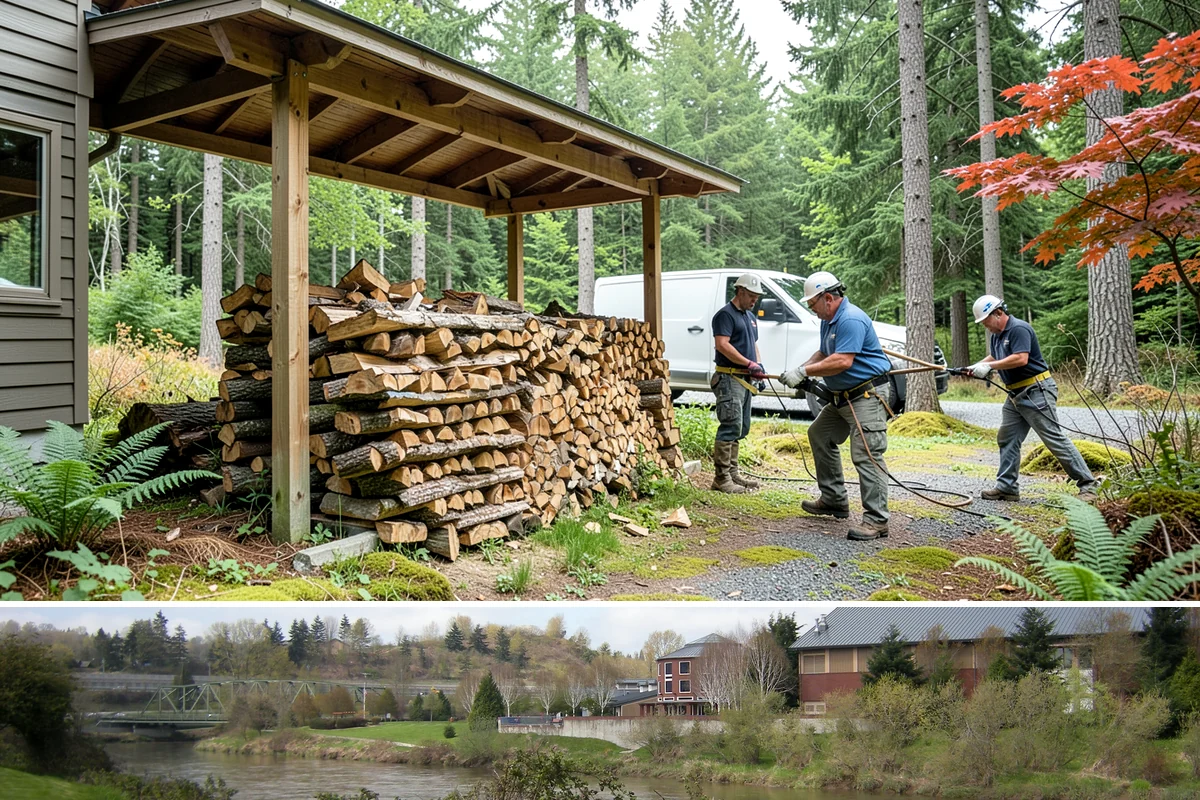 Firewood Estimates in Tukwila, King County, WA - Available any time, and especially helpful when planning your budget ahead of the heating season.