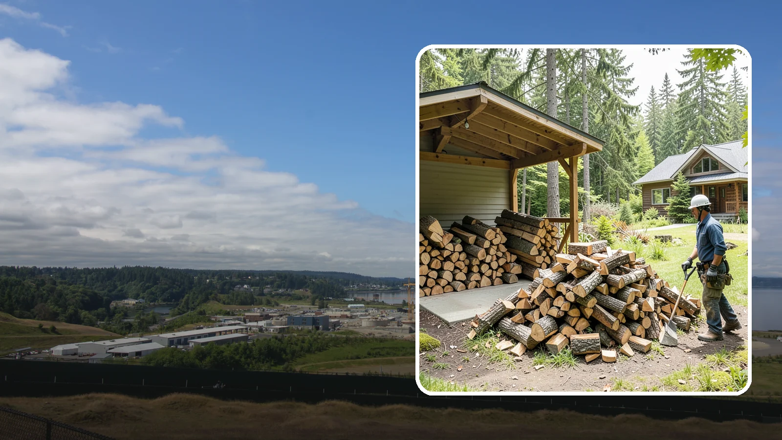 Firewood Estimates in University Place, Pierce County, WA - Our firewood estimates give you clear, upfront pricing for the wood, quantity, and services you need with no surprises.