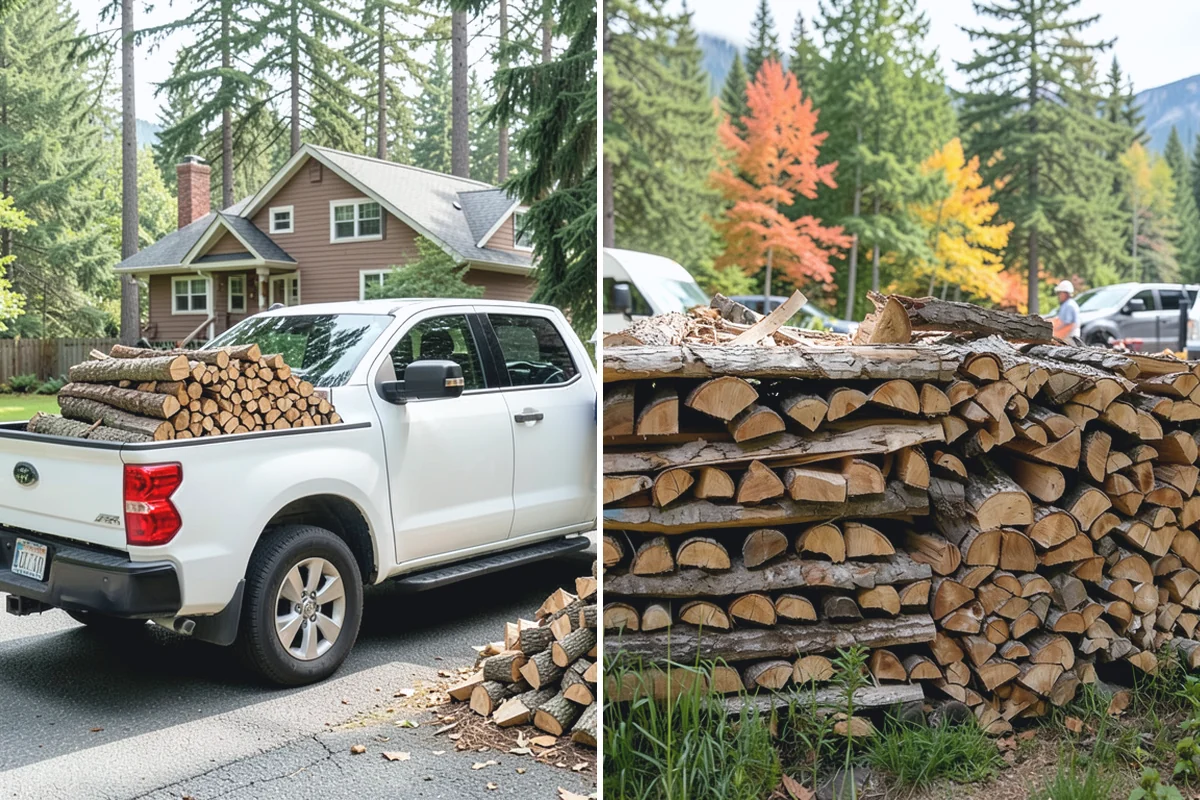 Firewood Gift Delivery in Bonney Lake, Pierce County, WA - Provide the recipient's address and your gift quantity