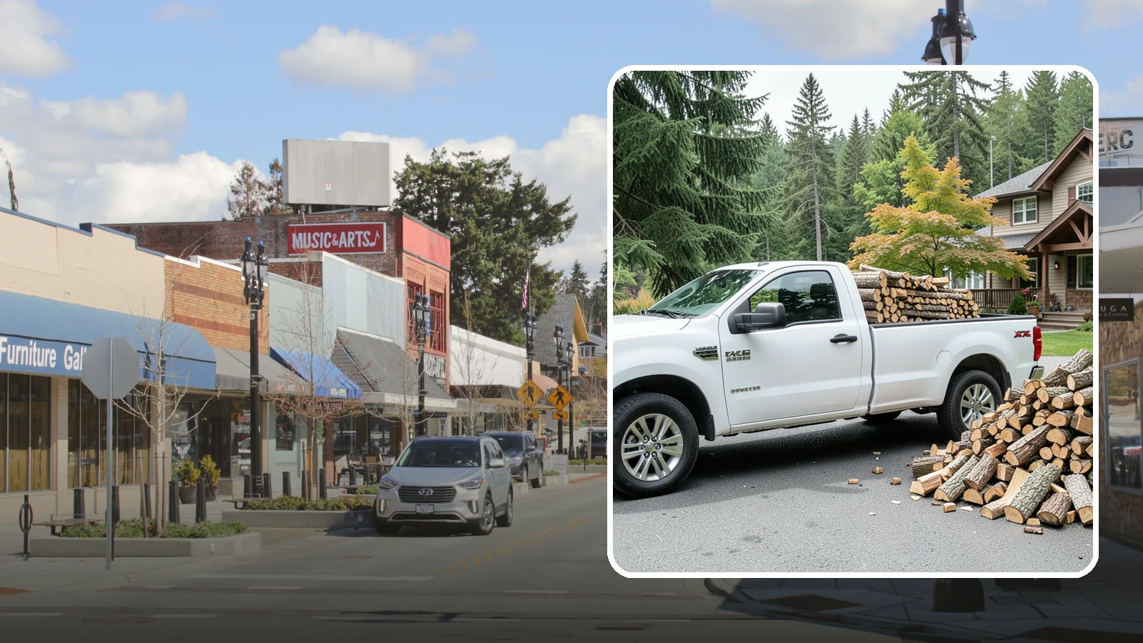 Firewood Gift Delivery in Bothell, King County, WA - Our firewood gift delivery sends a ready-to-burn supply straight to your recipient's door on the date you choose.