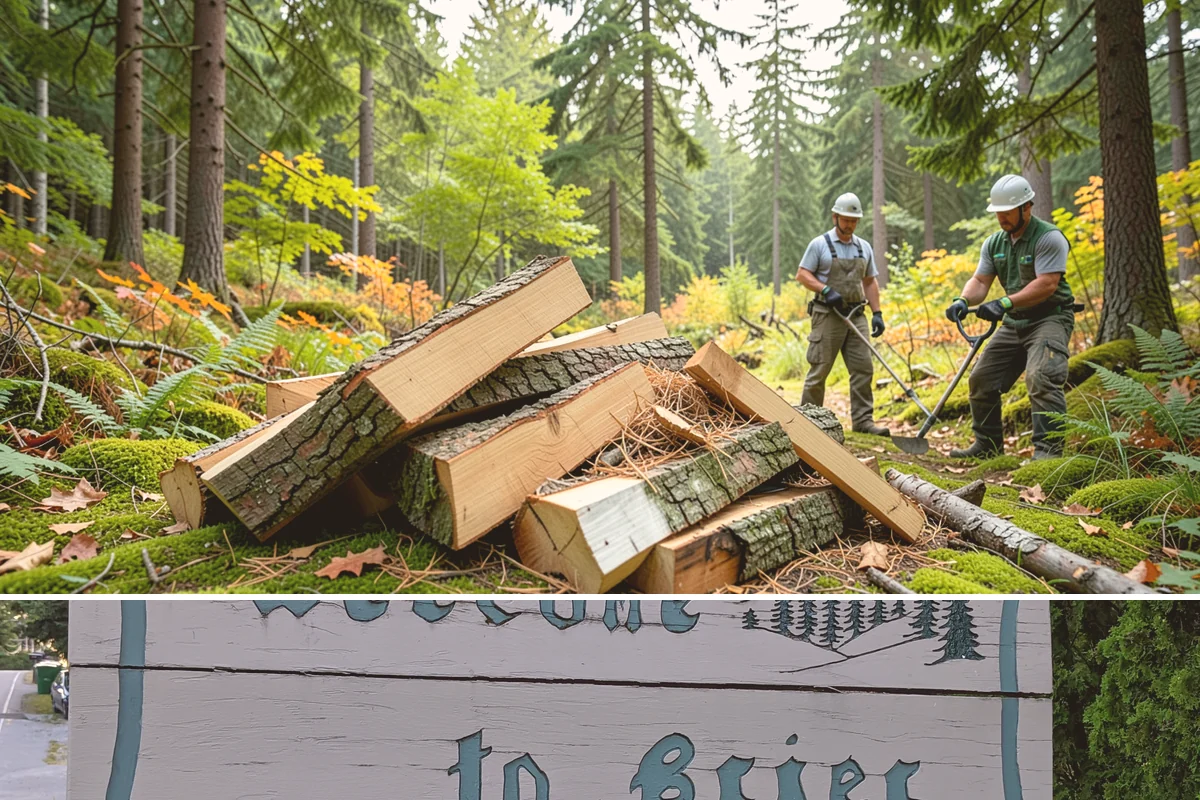 Firewood Gift Delivery in Brier, Snohomish County, WA - Best arranged ahead of the holidays and cold months when a firewood gift is most appreciated.