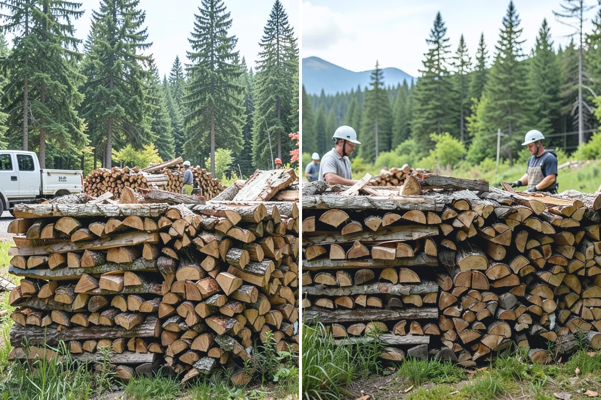 Firewood Gift Delivery in Buckley, Pierce County, WA - Provide the recipient's address and your gift quantity