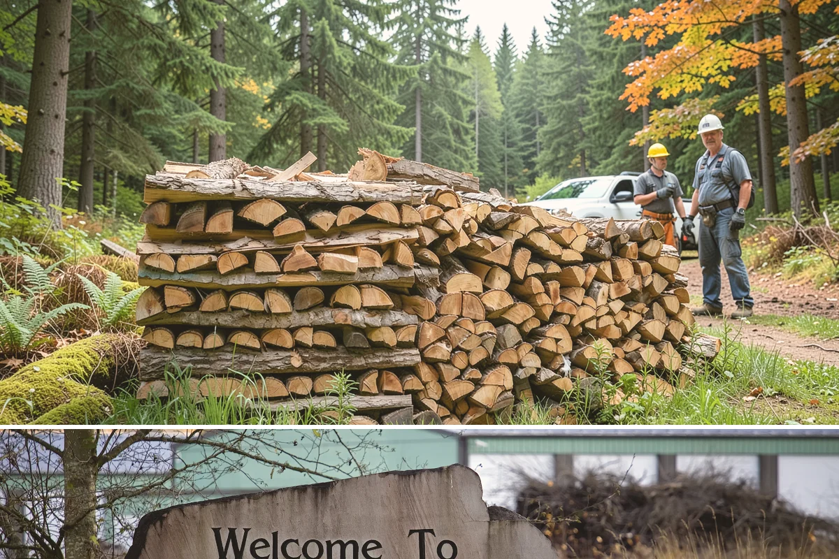 Firewood Gift Delivery in Buckley, Pierce County, WA - Best arranged ahead of the holidays and cold months when a firewood gift is most appreciated.