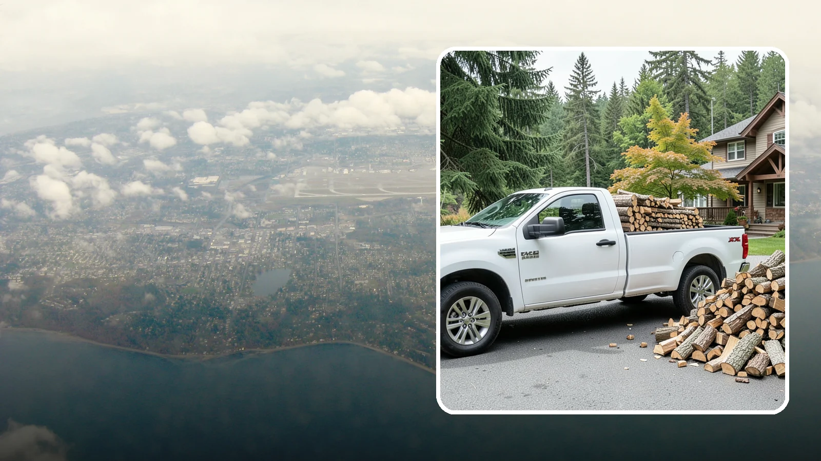 Firewood Gift Delivery in Burien, King County, WA - Our firewood gift delivery sends a ready-to-burn supply straight to your recipient's door on the date you choose.
