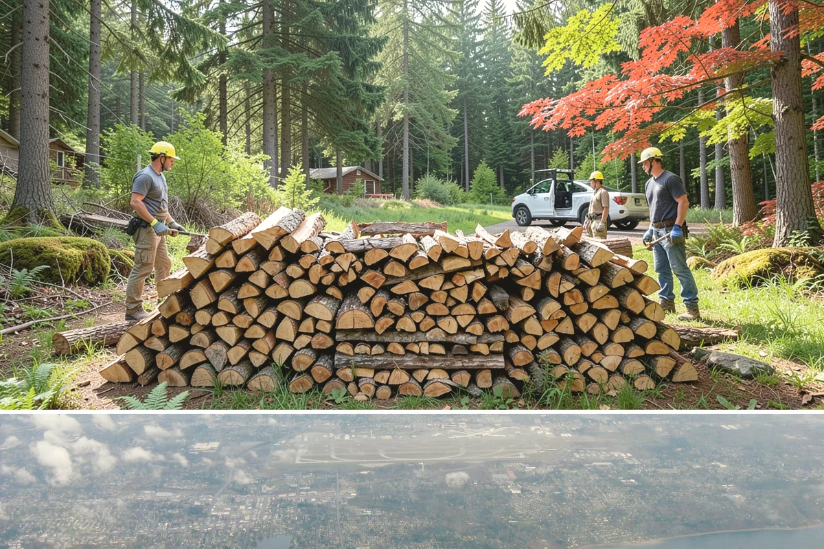 Firewood Gift Delivery in Burien, King County, WA - Best arranged ahead of the holidays and cold months when a firewood gift is most appreciated.