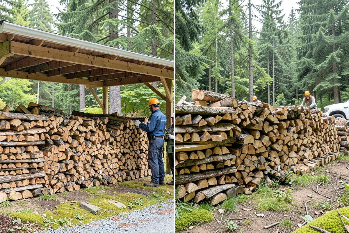 Firewood Gift Delivery in Clyde Hill, King County, WA - Provide the recipient's address and your gift quantity