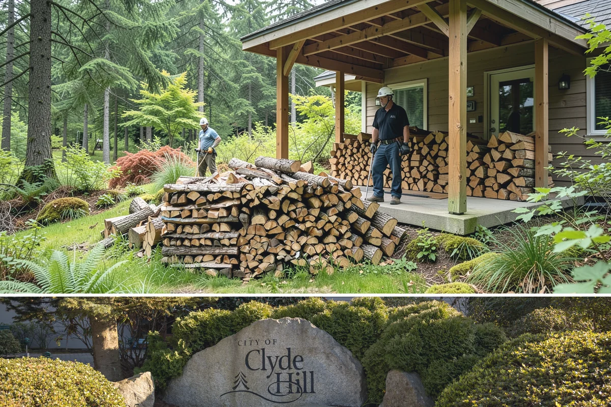 Firewood Gift Delivery in Clyde Hill, King County, WA - Best arranged ahead of the holidays and cold months when a firewood gift is most appreciated.