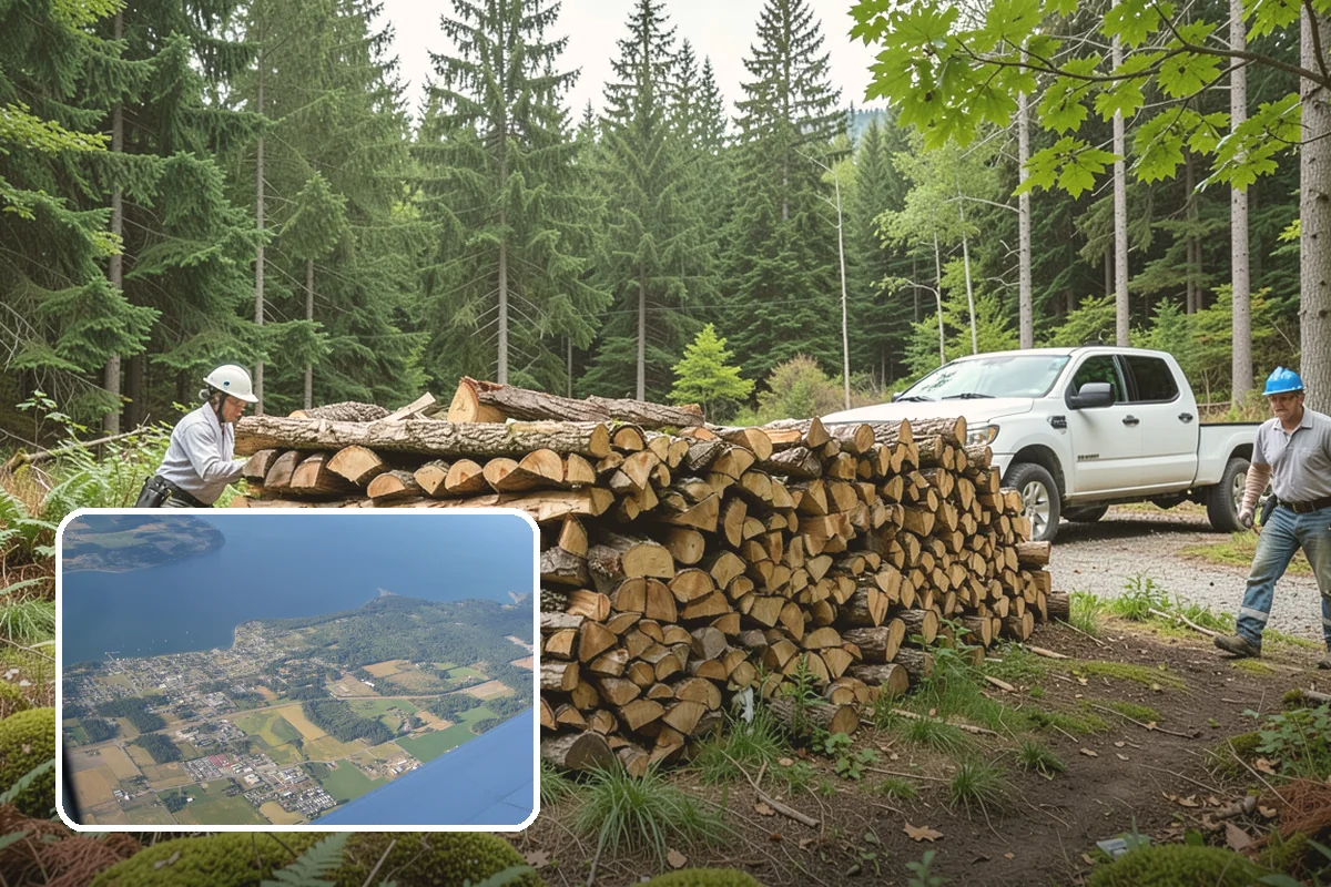 Firewood Gift Delivery in Coupeville, Island County, WA - Effortless gifting handled from start to finish