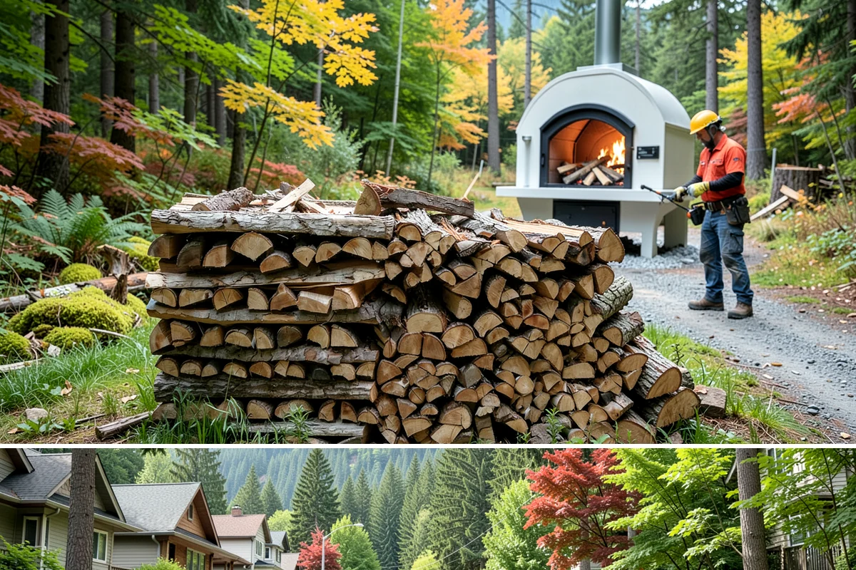 Firewood Gift Delivery in Darrington, Snohomish County, WA - Best arranged ahead of the holidays and cold months when a firewood gift is most appreciated.
