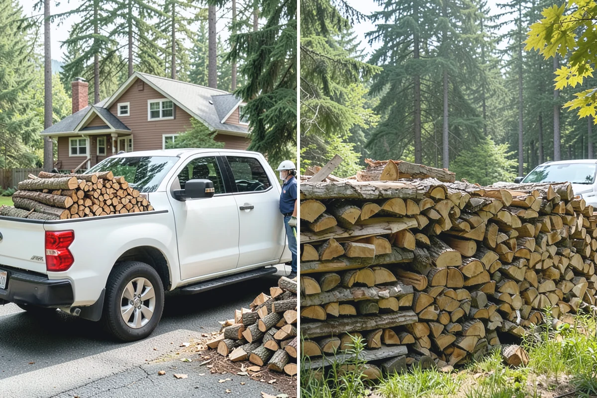 Firewood Gift Delivery in Des Moines, King County, WA - Provide the recipient's address and your gift quantity