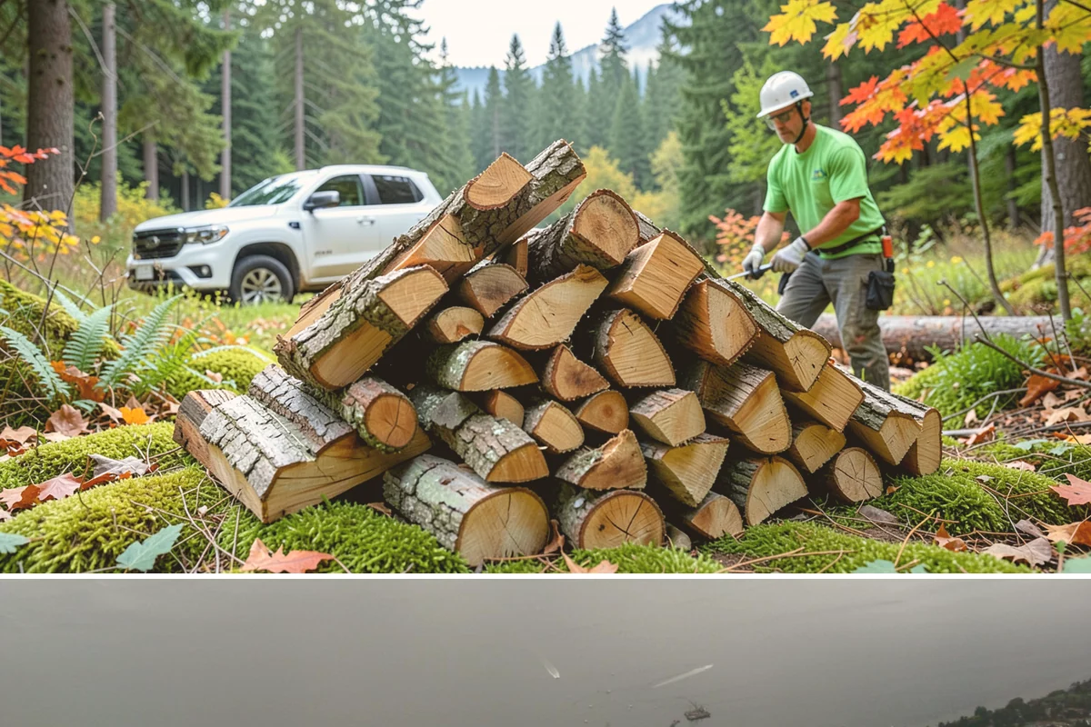 Firewood Gift Delivery in Des Moines, King County, WA - Best arranged ahead of the holidays and cold months when a firewood gift is most appreciated.