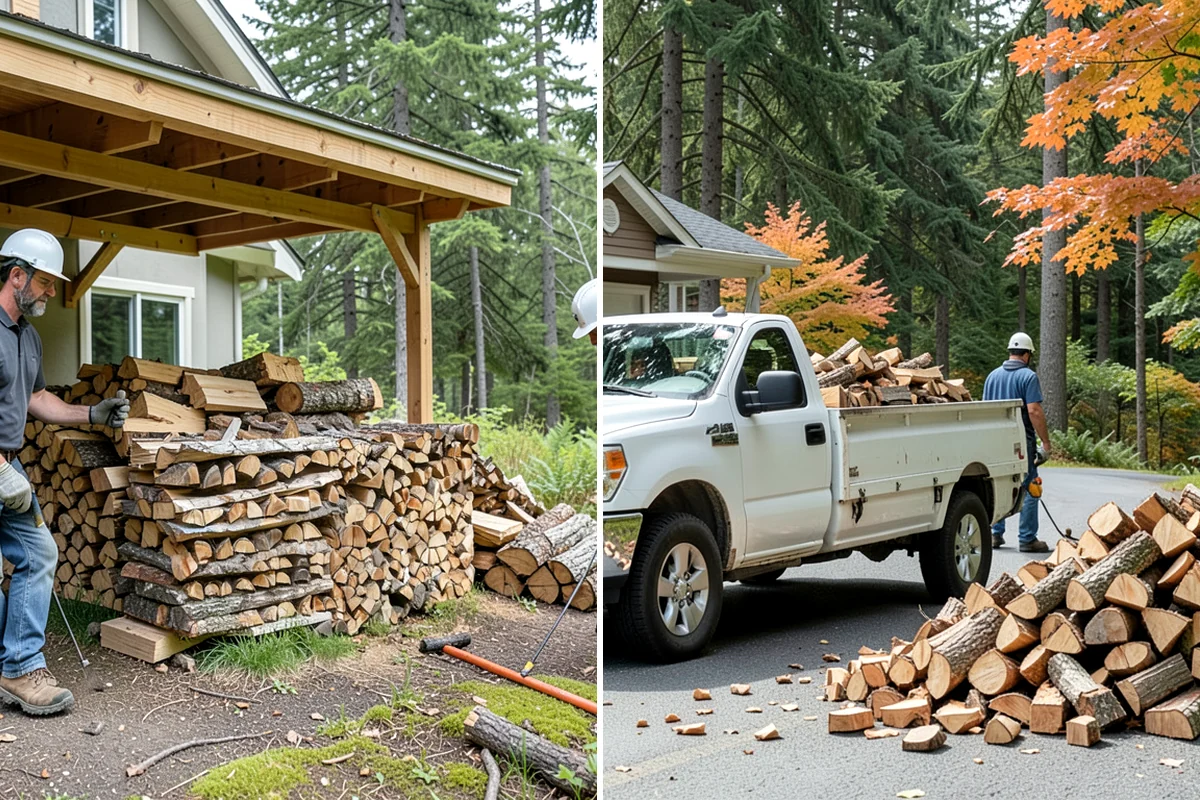 Firewood Gift Delivery in DuPont, Pierce County, WA - Provide the recipient's address and your gift quantity